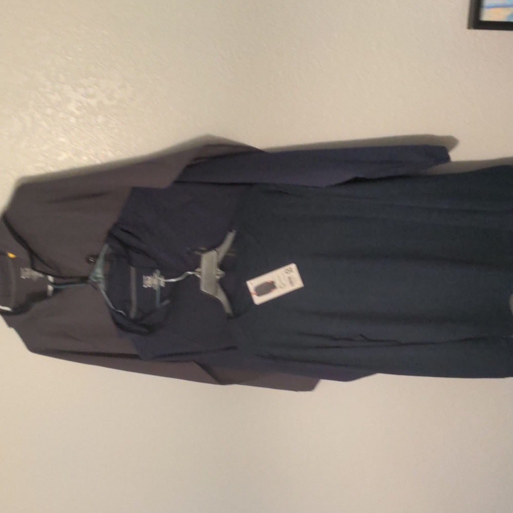 Men's Members Mark Full Zip Stretch Hoodie & Lounge Long Sleeve  Bundle